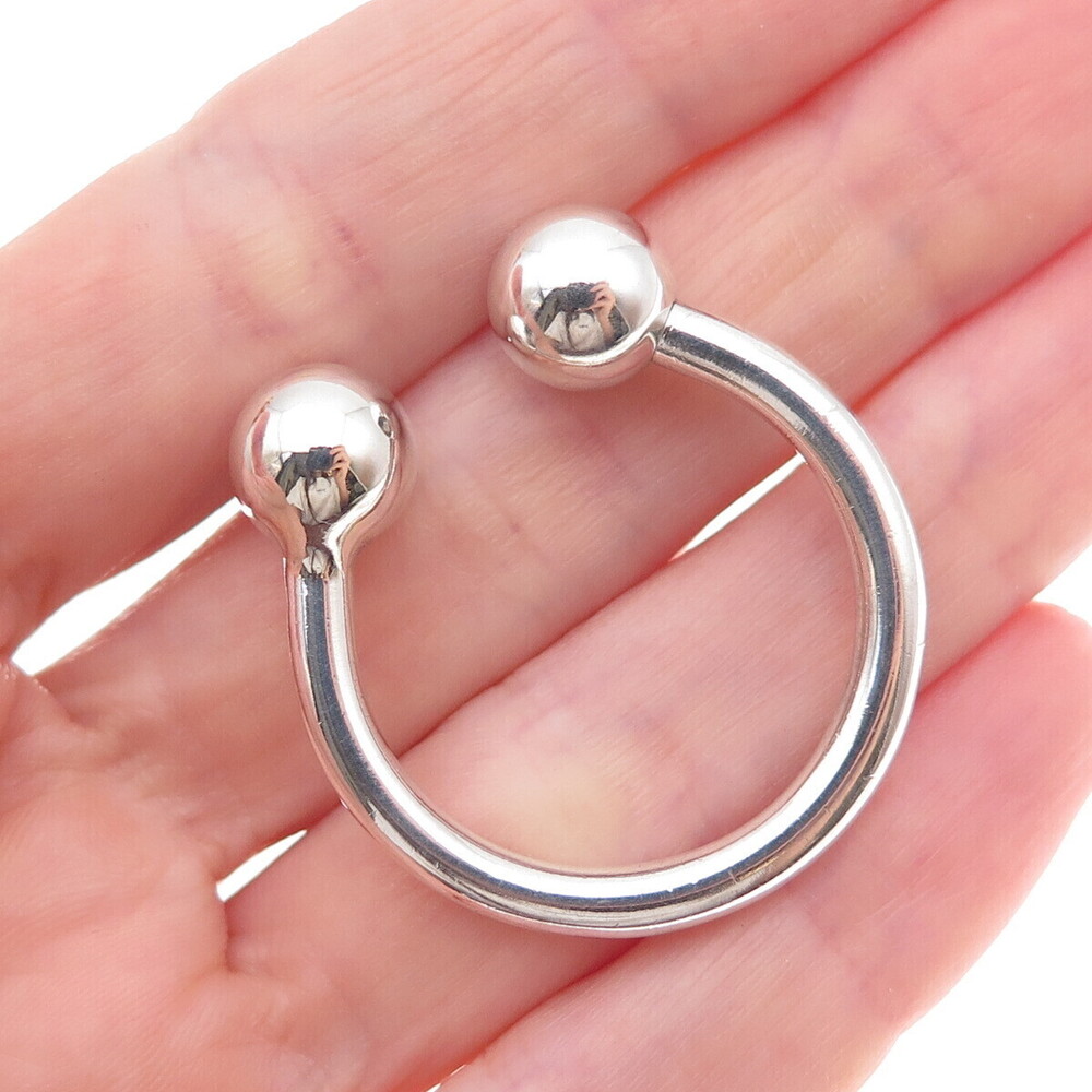 Tiffany & Co. 925 Sterling Silver Vintage Screw Off Key Ring Holder
